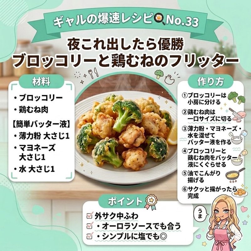 ギャルの爆速レシピ